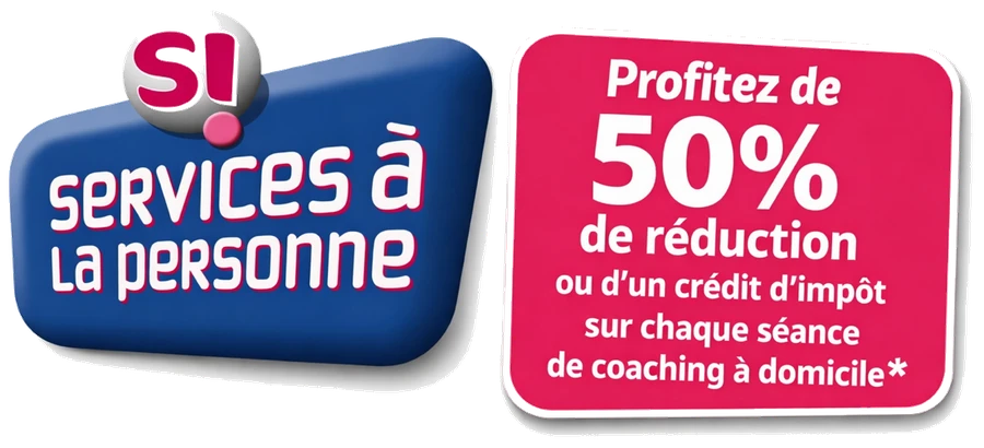 Profitez de 50% de réduction ou d'un crédit d'impôt sur chaque séance de coaching à domicile — Agrément Service À la Personne